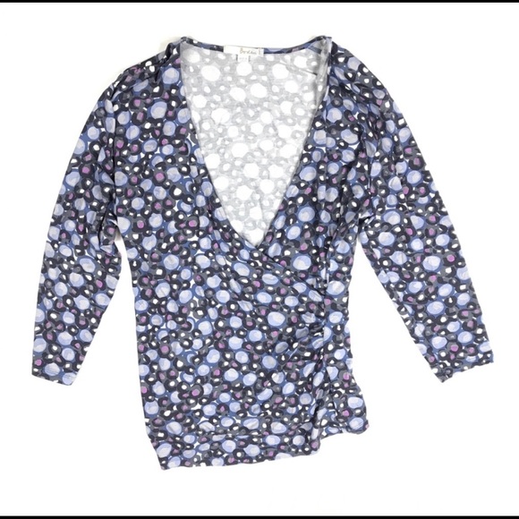 Boden Tops - Boden Faux Wrap Top